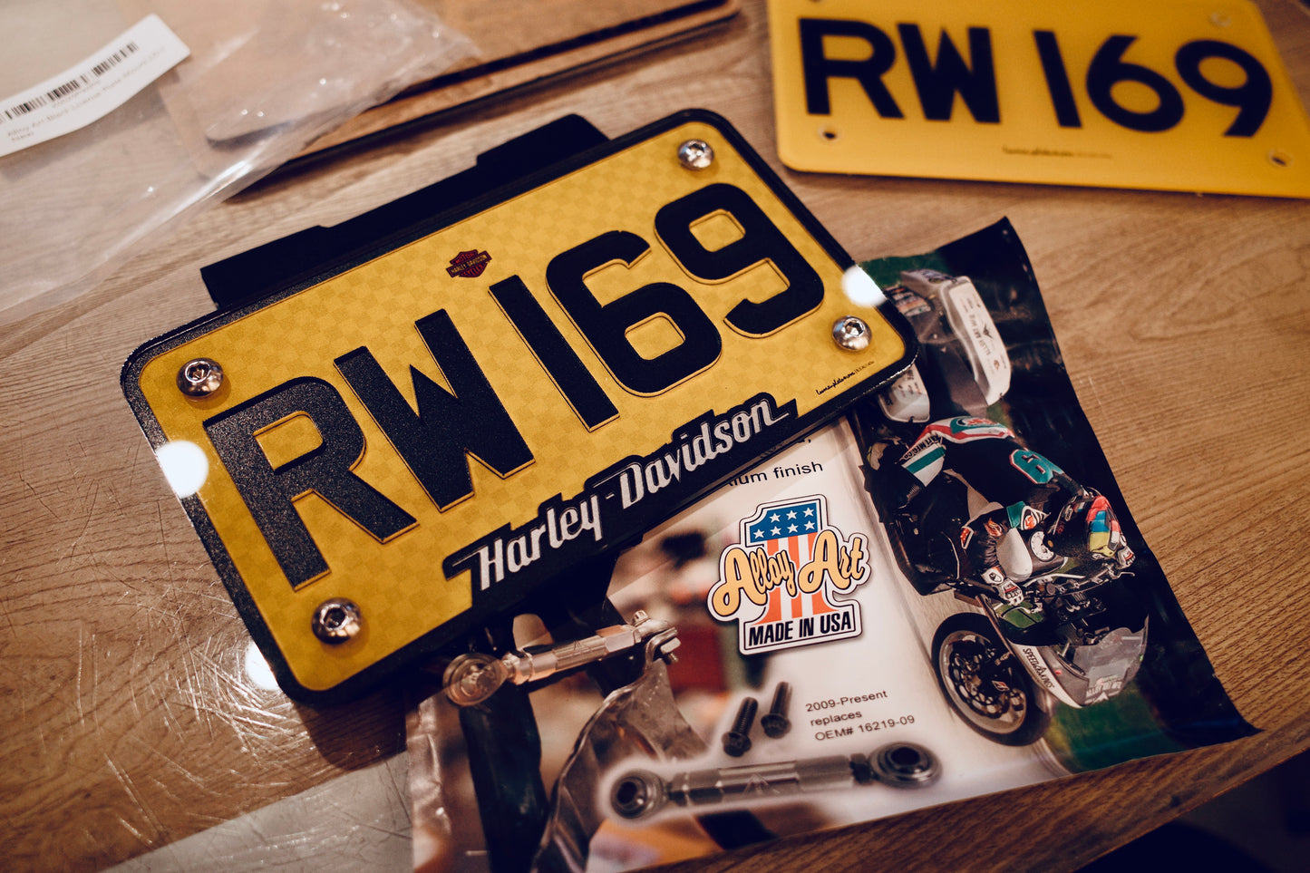 ENGRAVED PLATES - Engraved Series Motorcycle License Plates