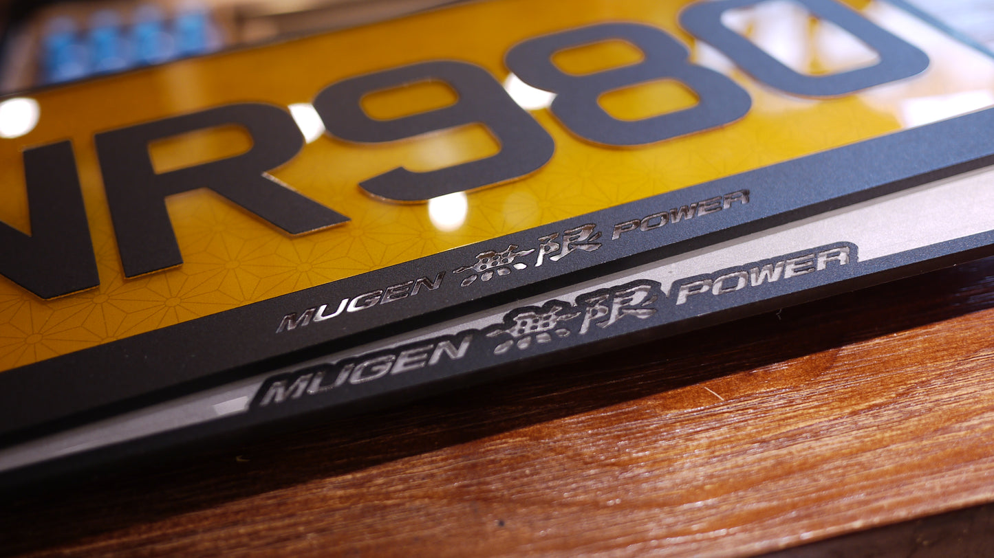 AVOCADO LEATHER STYLE PLATE - Avocado leather license plate