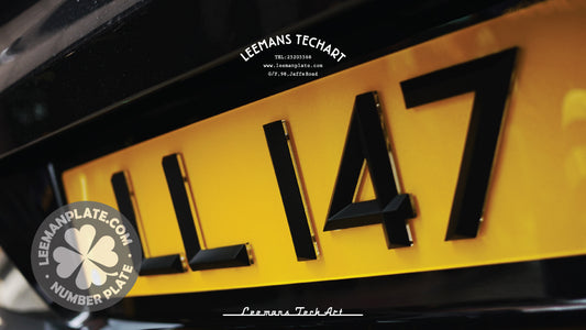 Diamond Style - Diamond-shaped embossed private car license plate