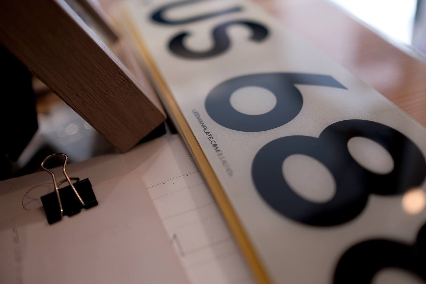 Standard Number Plate - Standard flat license plate