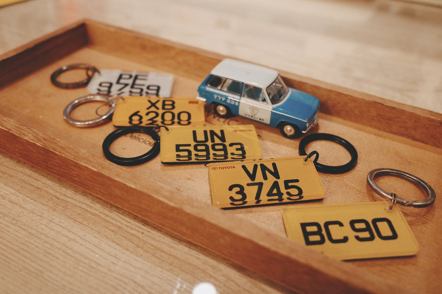 MINI PLATE KEYCHAIN - 迷你車牌鎖匙扣