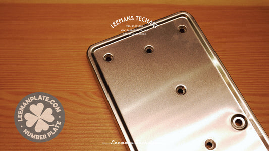 BENZ and Renfu special aluminum alloy license plate frame