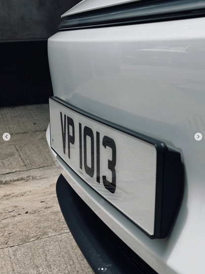 磨砂黑色ABS製車牌框