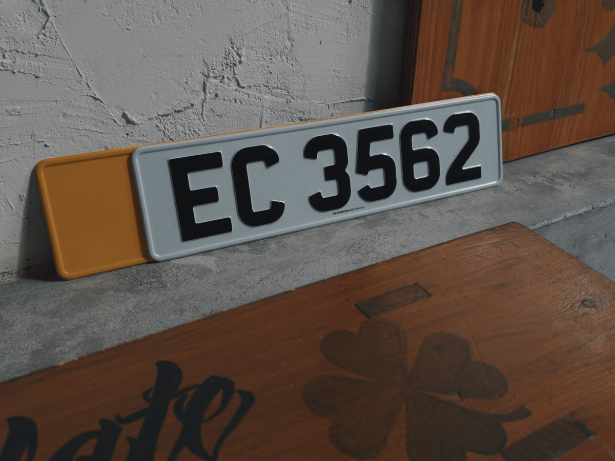 ALUMINUM PLATE - Aluminum stamping private car license plate 