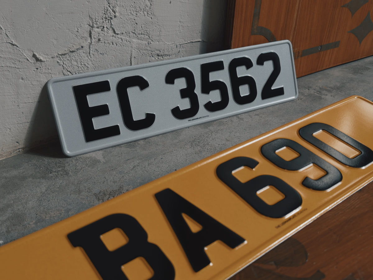 ALUMINUM PLATE - Aluminum stamping private car license plate 