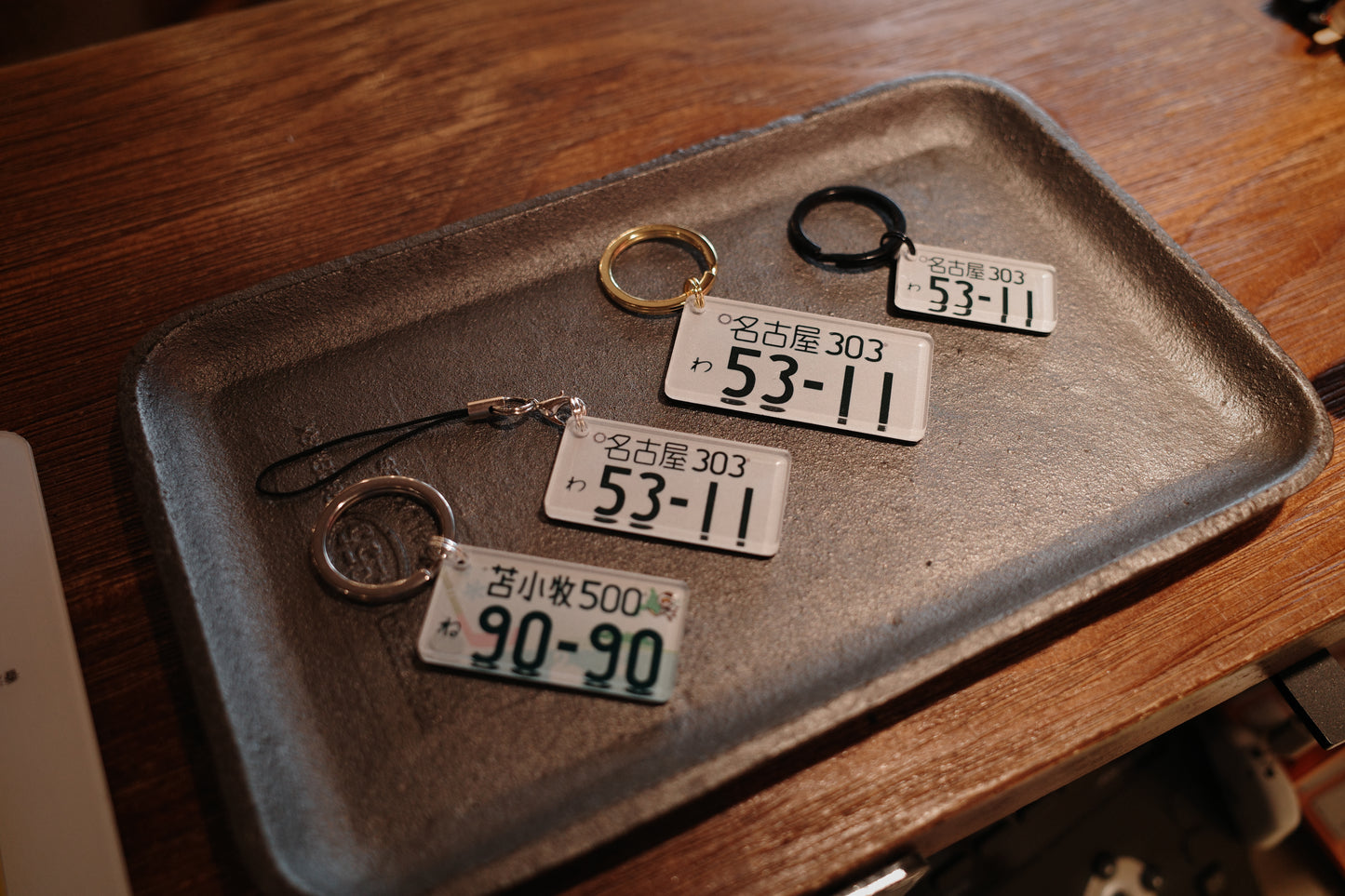 Japan Mini Plate Key Holder - 迷你日本都道府縣車牌匙扣
