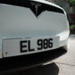 Matte Dial - Matte Black Embossed Private Car License Plate 