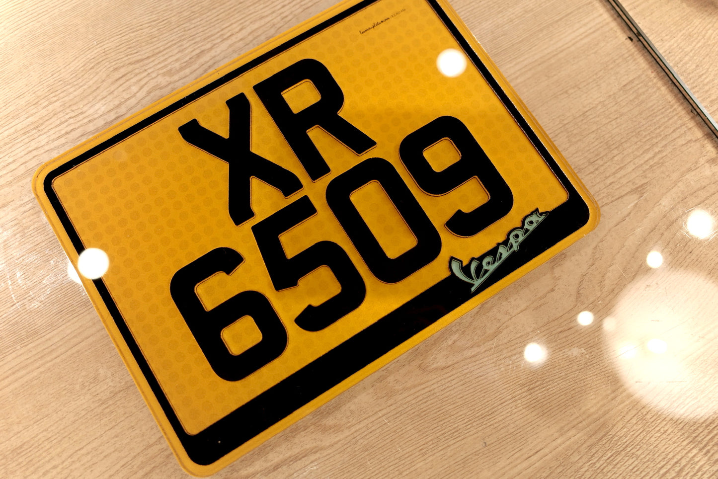 ENGRAVED PLATES - Engraved Series Motorcycle License Plates 