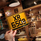 ENGRAVED PLATES - Engraved Series Motorcycle License Plates 