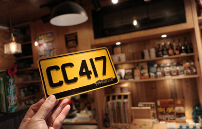 ENGRAVED PLATES - Engraved Series Motorcycle License Plates 