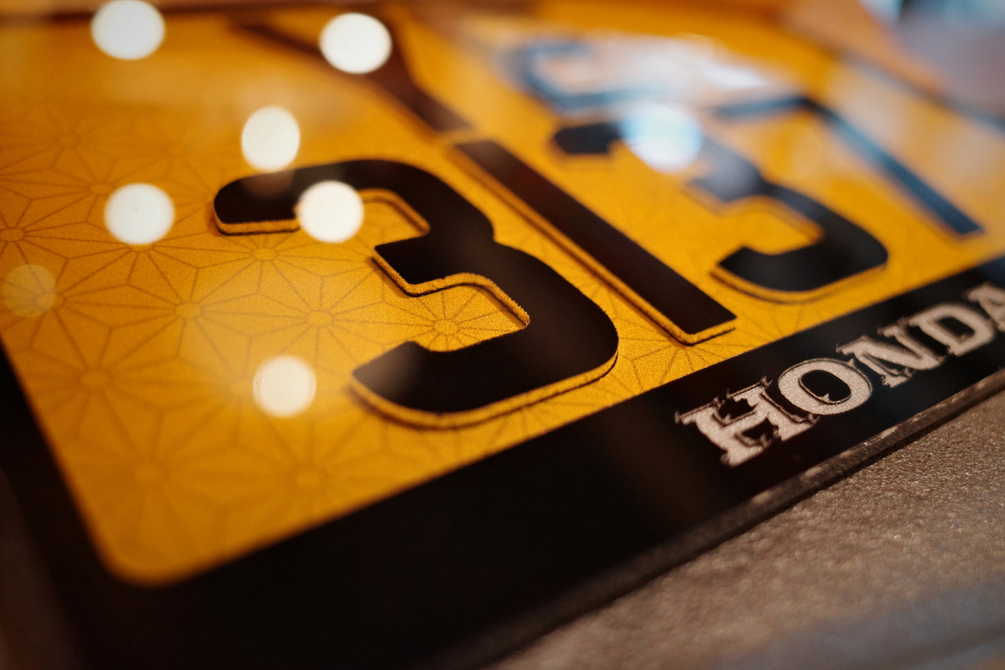 ENGRAVED PLATES - Engraved Series Motorcycle License Plates 