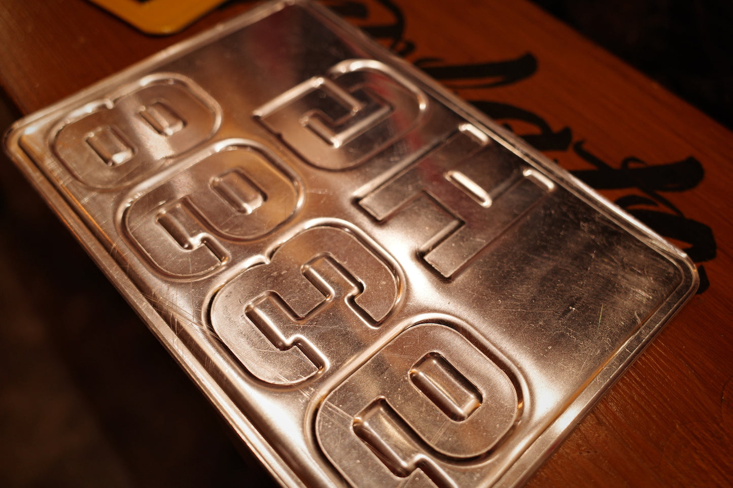 ALUMINUM PLATE - Aluminum alloy stamped motorcycle license plate 