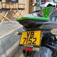 レザースタイルプレート - レザーパターンのオートバイのナンバープレート