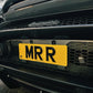 Diamond Style - Diamond-shaped embossed private car license plate 