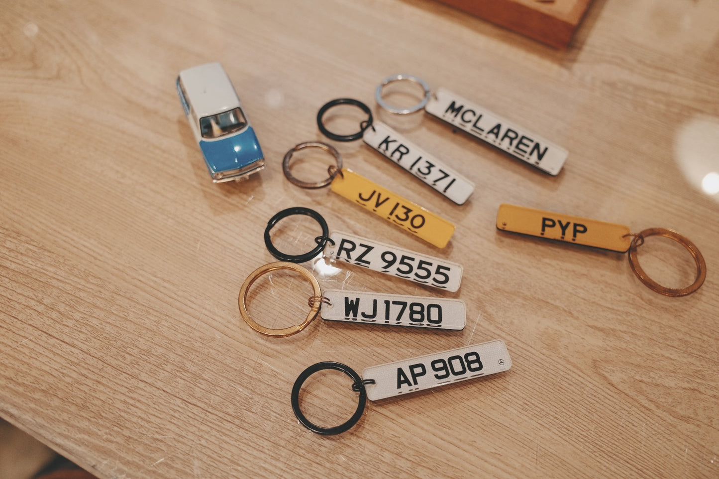 MINI PLATE KEYCHAIN - 迷你車牌鎖匙扣