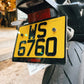 ENGRAVED PLATES - Engraved Series Motorcycle License Plates 