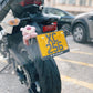 LEATHER STYLE PLATE - 皮革紋電單車車牌