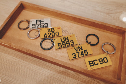 MINI PLATE KEYCHAIN - 迷你車牌鎖匙扣