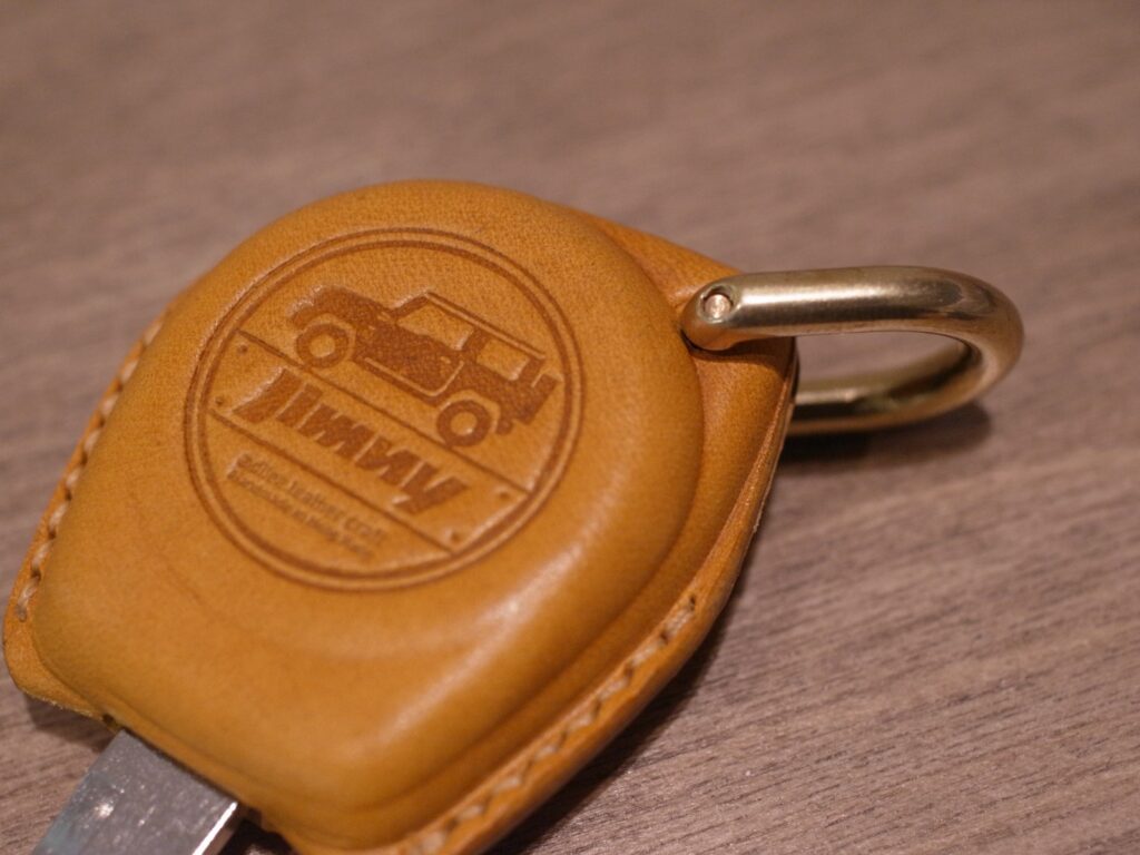 Leather key case for Suzuki Jimny 