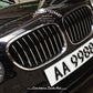 Diamond Style - Diamond-shaped embossed private car license plate 