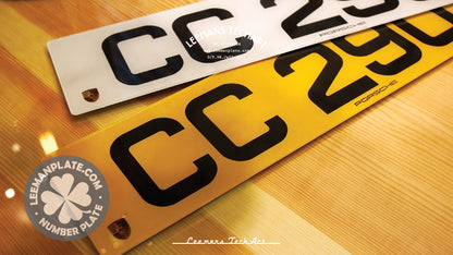Standard Number Plate - Standard flat license plate 