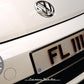 Chocolate Style - Chocolate embossed three-dimensional license plate 