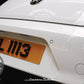 Chocolate Style - Chocolate embossed three-dimensional license plate 