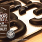 チョコレートスタイル - チョコレートエンボス立体ナンバープレート