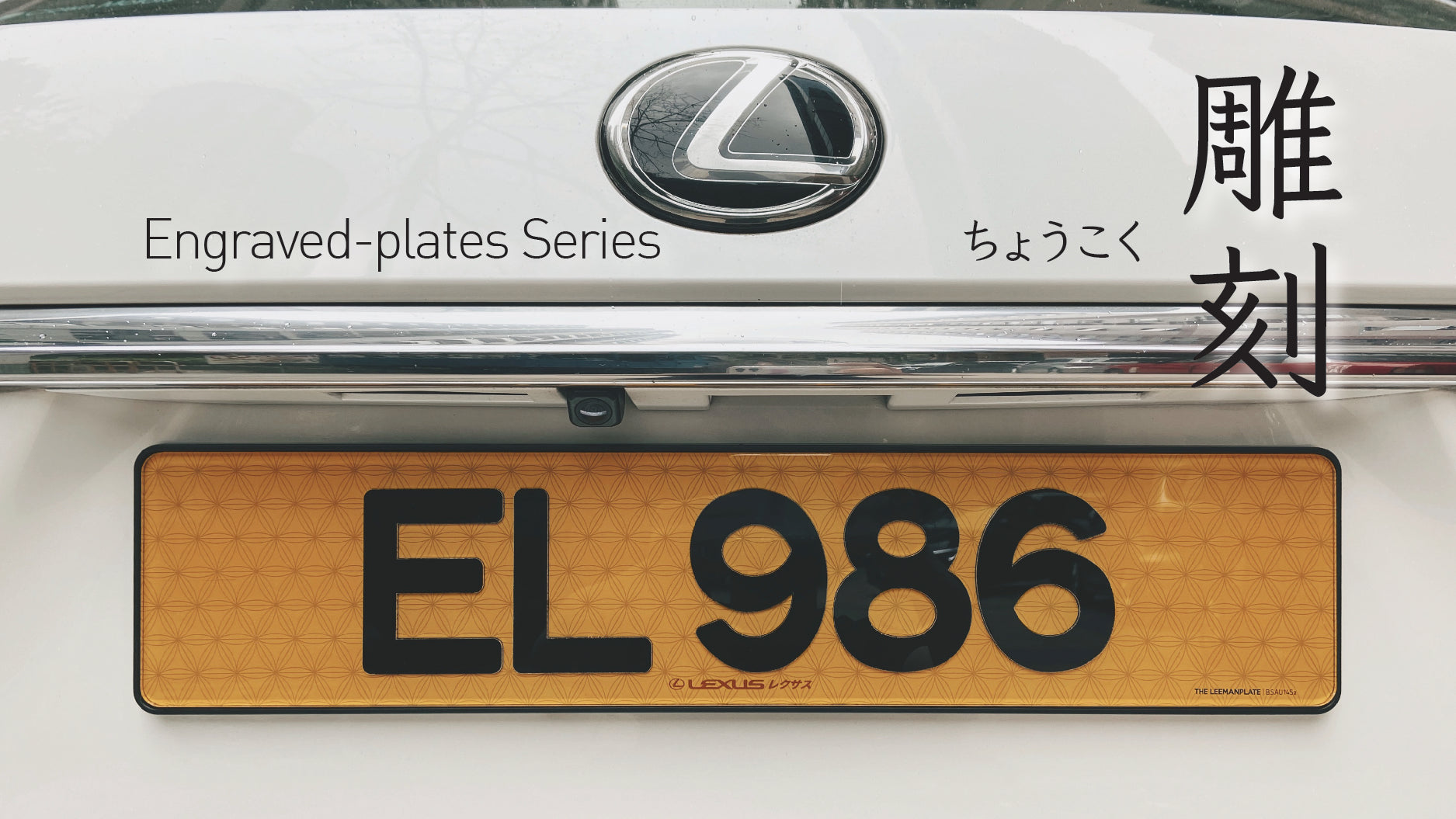 雕刻車牌 - 個性化私家車專屬設計 – The Leemanplate
