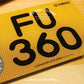 Motorcycle Standard Number Plate - Motorcycle Standard Number Plate 