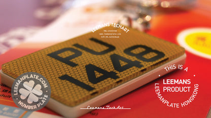 Mini Number Plate Pay Card - Mini license plate transportation card 