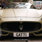 Diamond Style - Diamond-shaped embossed private car license plate 